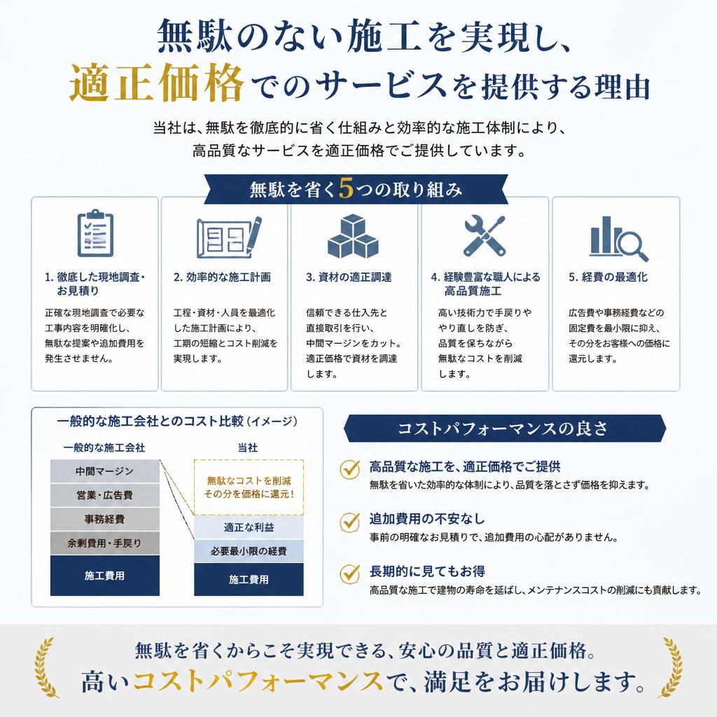 適正価格のご提案