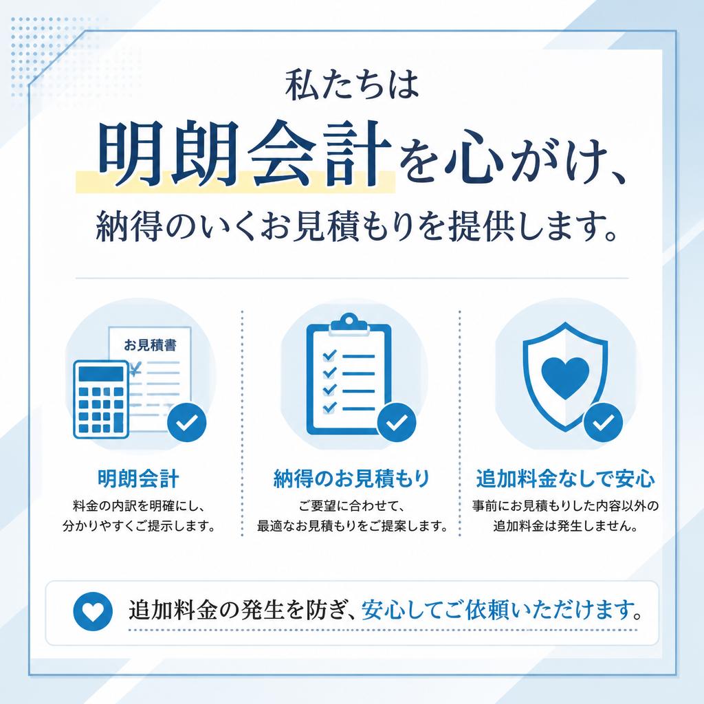 適正価格の明朗会計