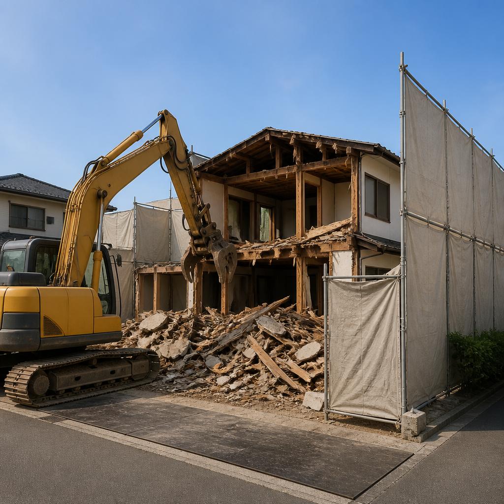 丁寧な解体工事の必要性